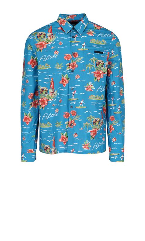 hawaiian shirt prada|best authentic hawaiian shirts.